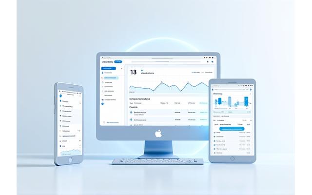 Muestra un dashboard LuminaSync que se adapta perfectamente a pantallas de escritorio, tablet y móvil, demostrando su capacidad responsiva.