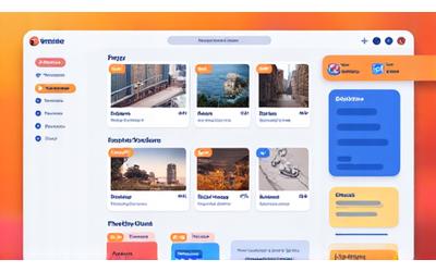 Espacio de trabajo para creativos con muro de inspiración y seguimiento de proyectos.