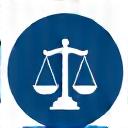 Icono de la balanza de la justicia, representando un abogado.