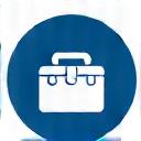 Icono de un maletín y un gráfico, representando un consultor de negocios.