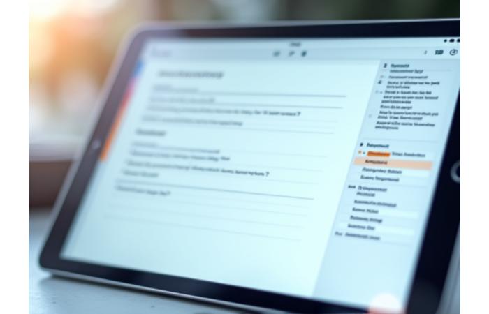 Interfaz de LuminaSync mostrando notas con conexiones inteligentes entre conceptos, plantillas de estudio y opción de colaboración.